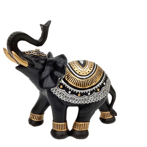 Stile europeo oro antico elefante scultura casa decorativa in resina in fibra di vetro statua collezioni indiane per tavolo stampo prodotto - Product Image 4