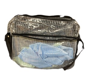 Bolsa de almacenamiento ESD de PVC de alto rendimiento Sala limpia Rejilla transparente Seguridad portátil multiusos ¡Primero! - Product Image 2