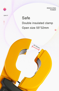 SMART SENSOR ST4800 Earth Resistance <b>Clamp</b> Meter 1200 Ohms 20A <b>Clamp</b>-on Ground Resistance Testers - Product Image 3