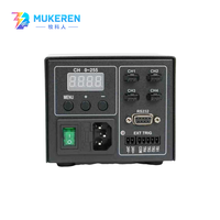 Contrôleur numérique PWM 4 canaux MUKEREN MKR-DPS, sortie 24V, alliage d'aluminium, contrôle indépendant de chaque source lumineuse, 65W-200W max