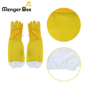 USDA-Compliant Goatskin Beekeeper <b>Gloves</b> New Condition <b>Long</b> <b>Gloves</b> Gear for Bee Farm Animal Husbandry Equipment - Product Image 3