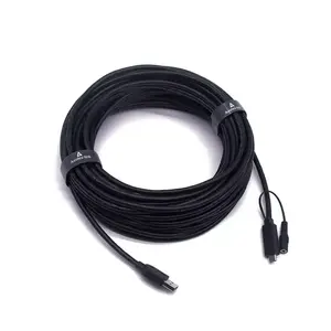 Câble de rallonge personnalisé USB 3.0 A mâle vers USB C mâle 10m 15m 20m avec alimentation Câble de rallonge USB 3.0