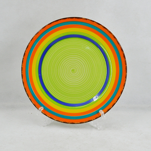 Coloré assiettes ronde peinte à la main <span class=keywords><strong>portugais</strong></span> ensemble de dîner en céramique <span class=keywords><strong>plaque</strong></span> - Product Image 2