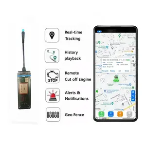 Dispositivo GPS de rastreamento global em tempo real 4G Rastreador GPS para veículos 4G LTE à prova d'água GPS sem taxa mensal GPS rastreamento APP