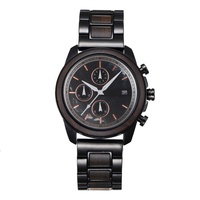 Montre-bracelet de luxe en marbre et bois, étanche, chronographe sport en quartz pour homme – Nouvelle collection