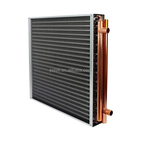 RETEK Nouveau Échangeur de Chaleur à Bobine de Condenseur et Évaporateur à Tube de Cuivre Refroidi par Air pour Compresseur R410A, pour Restaurants, Maisons, Hôtels, Glaces