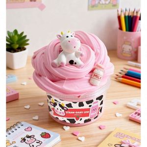 Paquete de Slime Esponjoso con Decoración de Purpurina Hecha a Mano, Juguete Educativo para Niños, Divertido, Seguro y Relajante para Aliviar el Estrés - Product Image 3