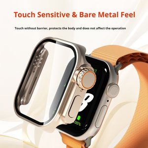 Tschick Glass + étui pour Apple Watch passer à Ultra <span class=keywords><strong>IWatch</strong></span> Series 10 42mm 46mm housse de protection d'écran mise à niveau vers Ultra - Product Image 6