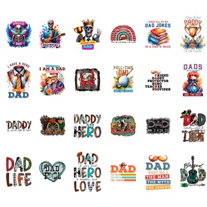 Papà è il mio eroe Sport papà stampa decalcomanie prima festa del papà insieme Mas Chingon <span class=keywords><strong>Papa</strong></span> Dtf adesivi di trasferimento per felpa - Product Image 2
