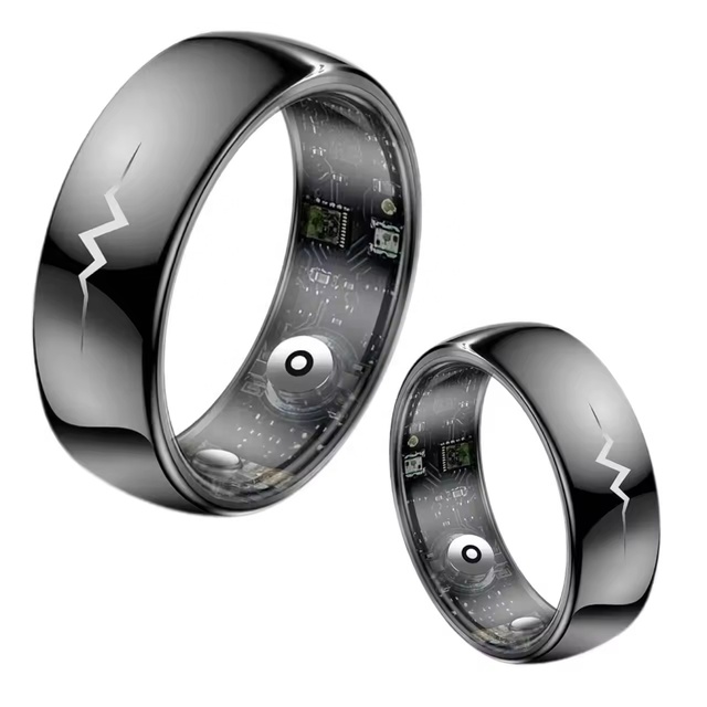 2026 New Fashion Q520 Smart Ring Health tracker App Control ECG Heart Rate Sleep Monitor for Men Women Made in China