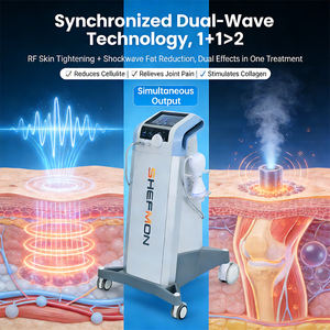 Appareil multi-effets beauté et soulagement de la douleur combinant radiofréquence pour le collagène et ondes de choc pour la circulation, pour usage en salon - Product Image 6