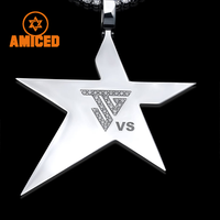 Pendentif personnalisé en moissanite pour homme, style hip-hop, lettres en diamant VVS1, bijoux de rappeur, pendentifs et breloques en moissanite personnalisés