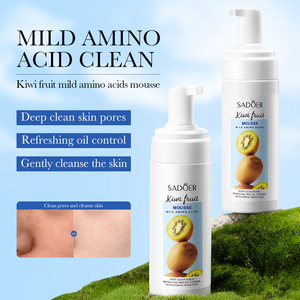 OEM/ODM SADOER doğal hindistan cevizi ve kivi meyve yüz yıkama Amino asit ferahlatıcı derin temiz gözenekler ve nemlendirici yüz temizleyici köpük - Product Image 3