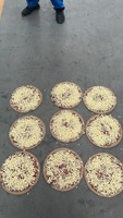 Machine automatique de saupoudrage de pizza, distributeur de sauce tomate, ligne de production, fabrication chinoise