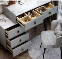 Meuble-lavabo en bois d'ingénierie, directement de l'usine ; Modèle gris moyen avec éclairage LED et miroir, idéal pour les dressing intégrés