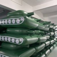 Étonnant Char de Combat Aquatique Gonflable en PVC pour Piscine d'Été avec Pistolet à Eau et Pulvérisateur, Jouet Flottant