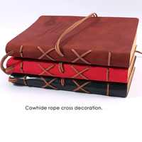 Foska papeterie A6 B6 bricolage agenda bureau bloc-notes cahier à feuilles mobiles en cuir PU cahier créatif cahier manuel cadeau