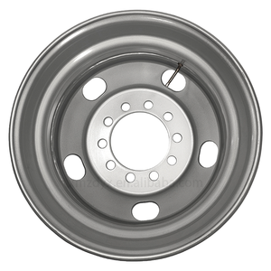 Jante de camion en acier aluminium de qualité supérieure Offre Spéciale Roues tubeless finition argentée de 19.5 pouces <span class=keywords><strong>Pneu</strong></span> 225/70R19.5 Roues de camion neuves - Product Image 2