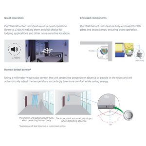 เครื่องปรับอากาศแบบรวมศูนย์ VRF/VRV รุ่น VC Series ระบบทำความเย็นอย่างเดียว ประสิทธิภาพสูง ให้ความเย็นทรงพลังสำหรับสปาขนาดใหญ่ - Product Image 6