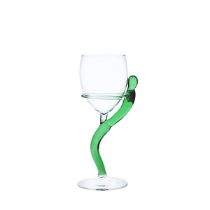 Verres à vin de couleur claire classique rétro luxe à la mode personnalisés verres à champagne gobelet en verre à vin au design créatif - Product Image 2