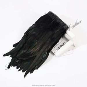 Plumas de cola de gallo de 40-45 cm <span class=keywords><strong>en</strong></span> stock, seleccionadas a mano, de la mejor calidad, para diseño de carnaval DIY - Product Image 6