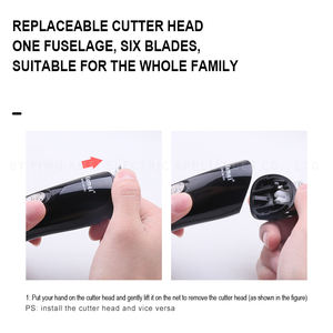 Kemei KM-600, las Mejores Cortadoras de Pelo Inalámbricas Multi-cabezal para el Hogar en Venta, Juego de Recortadoras de Pelo Eléctricas al por Mayor - Product Image 5