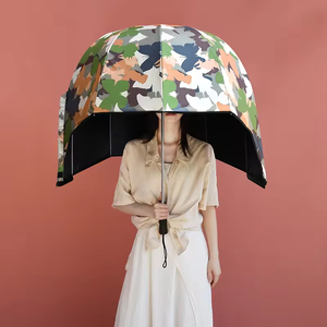 Paraguas Grande Impermeable de Tela Pongee con Protección UV, Apertura Automática, Personalizable con Logotipo, para Sol y Lluvia - Product Image 2