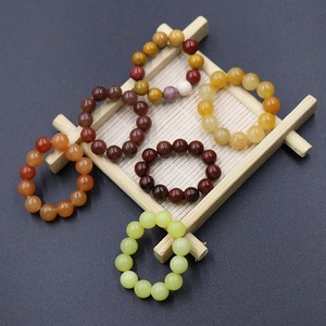 แหวนยางยืดประดับพลอยธรรมชาติ ขนาด 4 มม. แหวนคู่ แหวนยางยืดประดับพลอยอะมีทิสต์และควอตซ์สีชมพู สำหรับผู้หญิงและผู้ชาย - Product Image 3