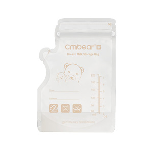 Bolsa de almacenamiento de leche materna ecológica de gran venta, Kit de bomba de silicona de grado alimenticio, silicona sellable para alimentación de bebés - Product Image 3