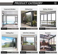 Ventanas Corredizas de Aluminio con Mosquiteras Ocultas, Deslizamiento Suave y Protección Contra Mosquitos para Salas de Estar de Apartamentos