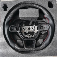 Volant personnalisé en fibre de carbone rouge avec LED pour Honda Accord 11e génération, CR-V, Civic Si Type-R FL5, pour Acura Integra 2022-2026