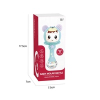 Nouveau bébé hochets Shaker jouets de dentition en plastique souple bébé jouets d'apprentissage avec musique et lumière pour nouveau-nés et berceau jouer