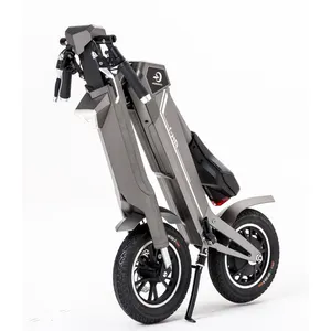 Exclusive Product The World&#39;s First Automatic Scooter Ak1 Portable Electric Folding Bike Lithium Battery 48V Rear Hub Motor