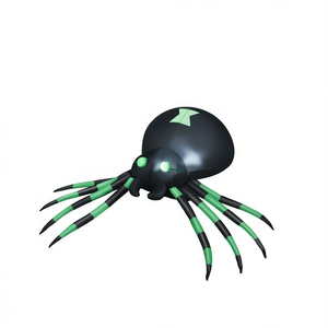 Ragno Gonfiabile 6 Piedi per Decorazioni Esterne di Halloween in PVC per Addobbi Festivi - Product Image 1