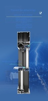 Ventana Corredera Automática Eléctrica T6 de Aleación de Aluminio, Horizontal, Insonorizada, Aislante Térmico y Resistente al Viento, para Exteriores, Hoteles y Salas de Estar