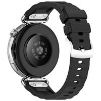 Tali Jam Tangan Silikon Slim Pengganti dengan Tombol Tekan untuk HUAWEI Watch GT6/5/4 (41mm) - Stok Pabrik Tersedia