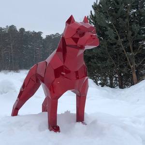 Adorno de césped al aire libre tamaño real tamaño grande fibra de vidrio resina patio arte jardín decoración Pit Bull escultura <span class=keywords><strong>Pitbull</strong></span> perro estatua para la <span class=keywords><strong>venta</strong></span> - Product Image 6