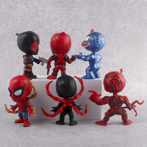 6 pièces 1 ensemble <span class=keywords><strong>de</strong></span> figurines <span class=keywords><strong>de</strong></span> <span class=keywords><strong>super</strong></span>-héros, figurines <span class=keywords><strong>de</strong></span> personnages <span class=keywords><strong>de</strong></span> films très vendues, modèle <span class=keywords><strong>de</strong></span> collection, jouet, figurine <span class=keywords><strong>de</strong></span> Spider-Man, figurine <span class=keywords><strong>de</strong></span> Deadpool - Product Image 4