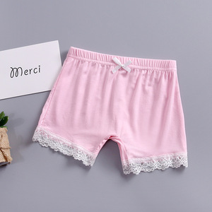 RTS Girls Underwear <span class=keywords><strong>mutandine</strong></span> Soft Baby Girls' Lace Trim Shorts Kid Girl Bottom elastico in vita pronto per la spedizione - Product Image 6