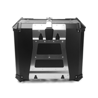 Boîtes latérales de moto en aluminium de grande capacité 100L, coffre arrière pour la livraison de nourriture, top case pour moto