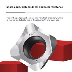 Looerta apkt160404 1135 <span class=keywords><strong>CNC</strong></span> phay chèn <span class=keywords><strong>PCD</strong></span> kim cương chuyển công cụ với đồng nhôm đá quý lưỡi sekt1204 - Product Image 6