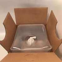 Seau en plastique carré de 10L/20L en boîte, prix bas, bonne étanchéité, sans fuite, sans poignée, pliable, trous, robinet