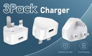 Single Port 2A UK 3pin <b>Plug</b> USB Portable Wall Charger for IPhone IPad samsung Tablet Smartphone <b>Fast</b> <b>Charging</b> Head - Product Image 3
