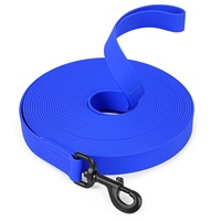 Hundeleine aus PVC, wasserdicht, schmutzabweisend, leicht zu reinigen, mit Schnellverschluss, bedruckt, luxuriös, für mittelgroße und große Hunde