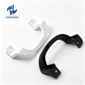 High Security White <strong>Black</strong> Aluminum Furniture Handles <strong>Knobs</strong> for Home Bar Hotel School Hospital Workshop-Contemporary Design - Product Image 6