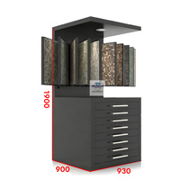 Support de présentoir combiné pour échantillons de carreaux de sol, personnalisable, nouveau modèle, pour magasin de carreaux