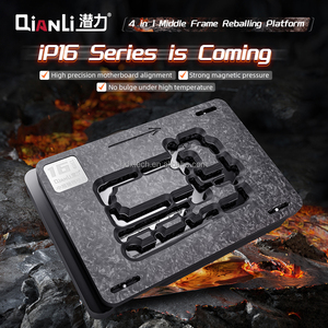 Qianli Tools 4 EN 1 Réparation de reballage de <span class=keywords><strong>carte</strong></span> mère pour <span class=keywords><strong>iPhone</strong></span> 16 15 Pro Max Plate-forme de reballage de cadre moyen - Product Image 2