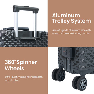 Bagages d'usine personnalisable OEM ODM bagages de voyage 20/24/28 pouces BSCI unisexe étanche ensemble de bagages ABS + PC <span class=keywords><strong>valise</strong></span> à roulettes - Product Image 6