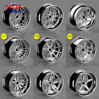 Ruedas Todoterreno Speedmega 75 BURNOUT SS de Aleación de Aluminio Forjado en una Sola Pieza en Forma de H, de 20-26 Pulgadas, Pulido Brillante, Offset Personalizable