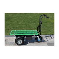 Mini-dumper électrique ANT EBY200 à 3 roues avec composants essentiels (roulements et engrenages) et batterie au plomb verte